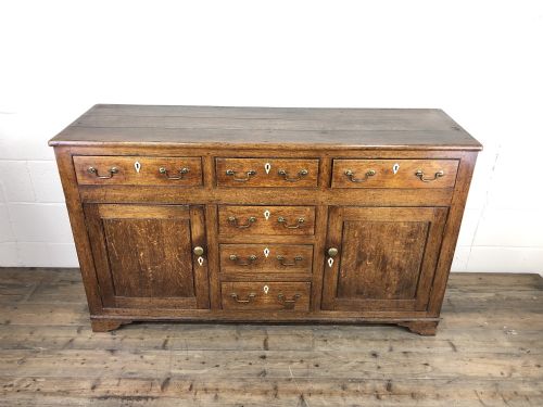fig 1. Antique George III Oak Dresser Base