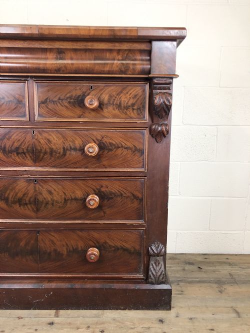 fig 1. Large Victorian Mahogany Chest of Drawers