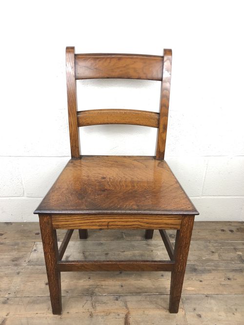 fig 1. Antique Welsh Oak Farmhouse Chair