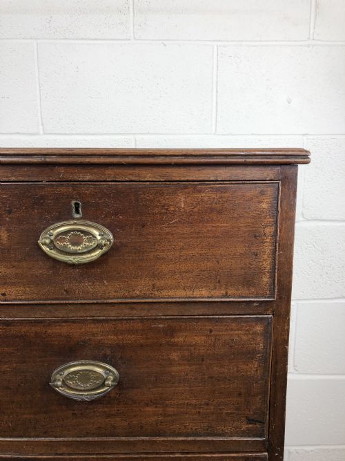 fig 1. Antique George III Mahogany Chest of Drawers