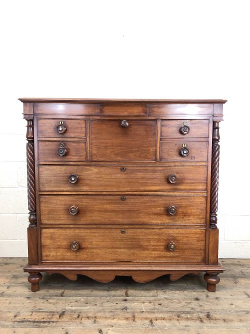 fig 1. Large Victorian Mahogany Chest of Drawers