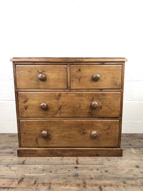 Victorian Antique Pine Chest of Drawers