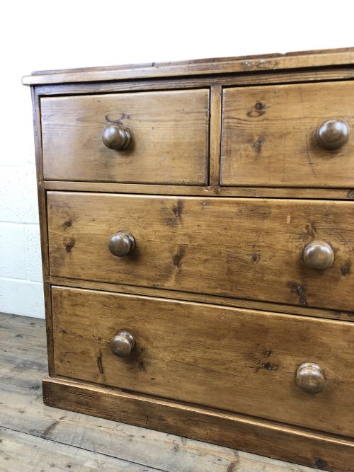 fig 2. Victorian Antique Pine Chest of Drawers