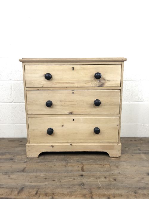 Small Antique Pine Chest of Drawers