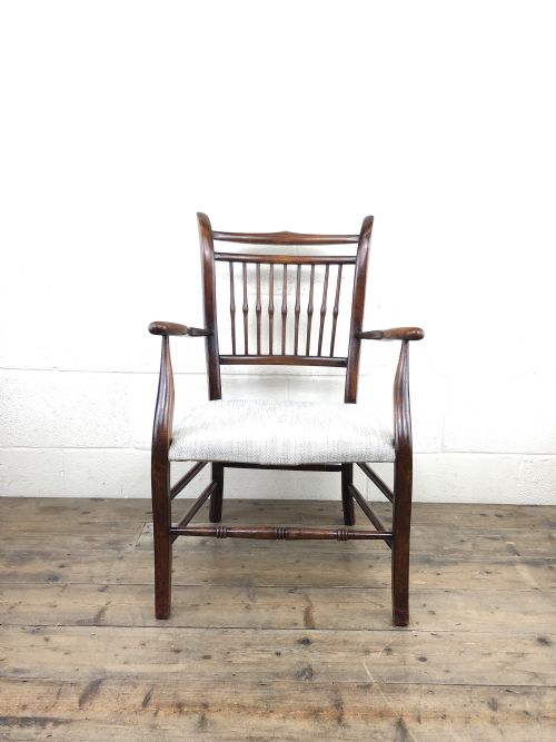 fig 1. Antique 19th Century Spindle Back Chair