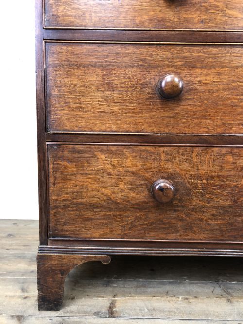 fig 1. Georgian Oak Chest of Drawers