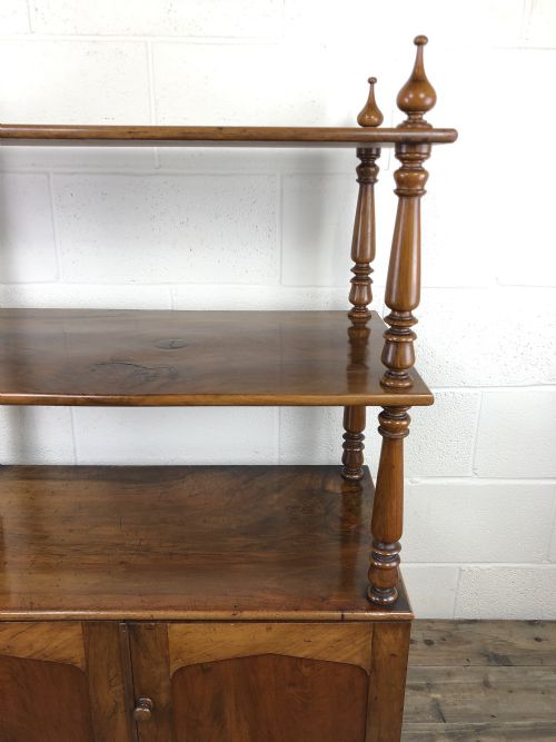 fig 2. 19th Century Mahogany Buffet with Cupboard Base