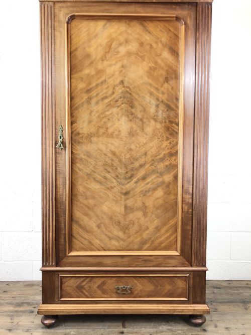 fig 1. Early 20th Century Flat Pack Armoire Wardrobe