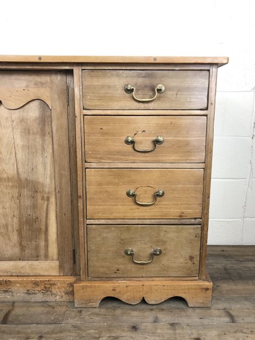 fig 2. Victorian Antique Pine Sideboard with Drawers 