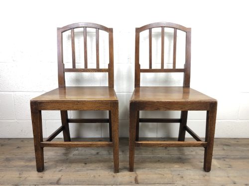 Pair of 19th Century Oak Farmhouse Chairs