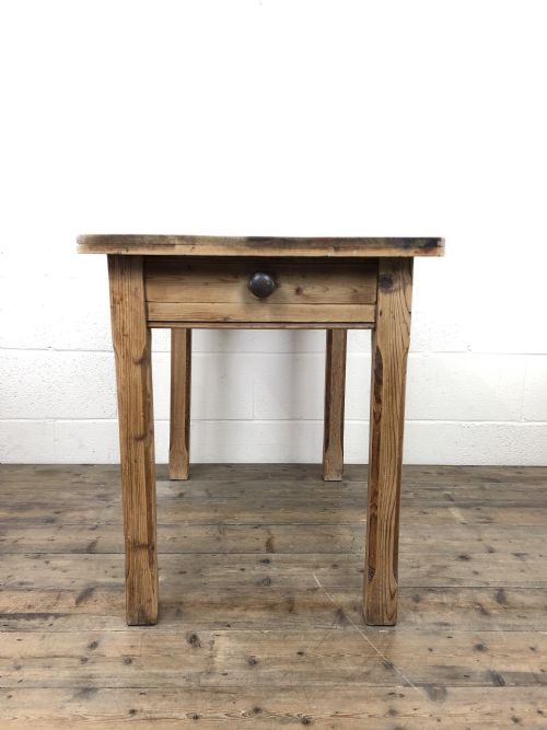 Early 20th Century Antique Pine Kitchen Table