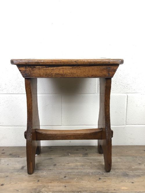 fig 1. Early 19th Century Welsh Pine Chapel Stool