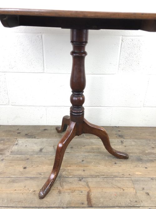 fig 1. 19th Century Mahogany Tilt Top Table