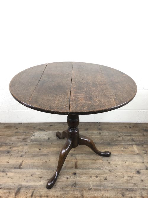George III Oak Tripod Table