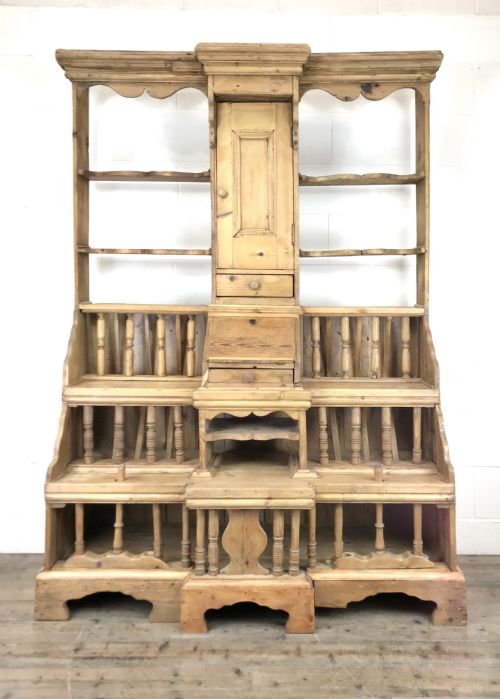 Unusual Victorian Antique Pine Chicken Coop Dresser