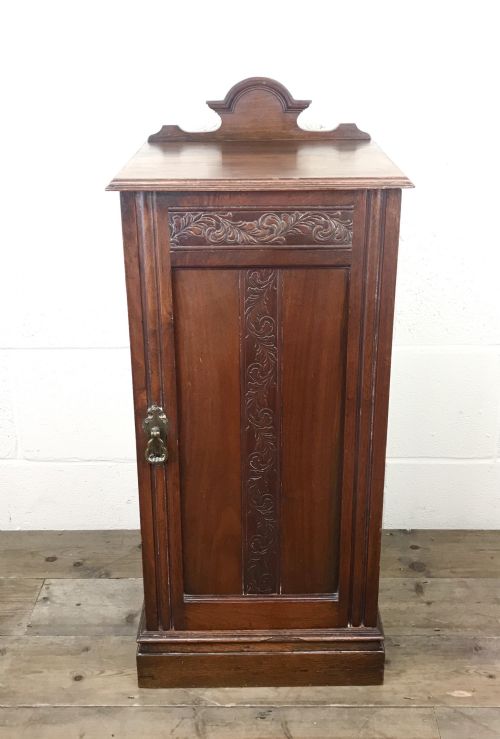 fig 1. Edwardian Mahogany Single Door Cupboard