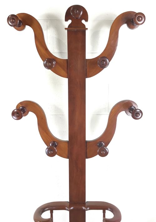 fig 1. Victorian Mahogany Tree Shaped Hall Stand