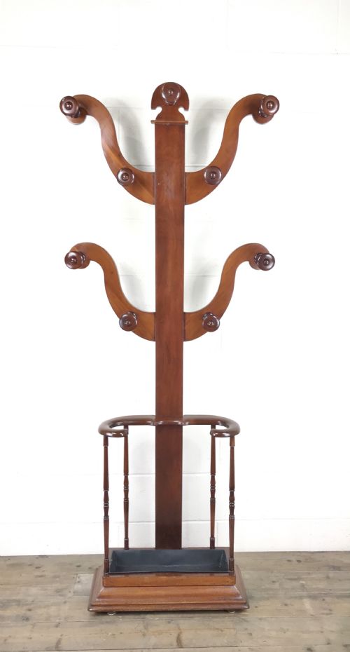 Victorian Mahogany Tree Shaped Hall Stand