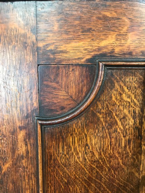 fig 2. Antique 19th Century Oak Corner Cupboard