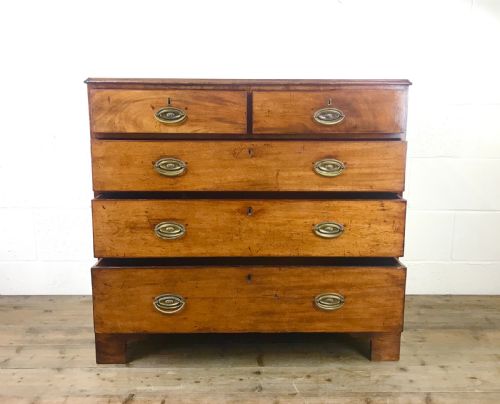 fig 2. Early 19th Century Mahogany Chest of Drawers