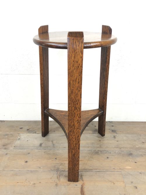 Early 20th Century Antique Oak Side Table