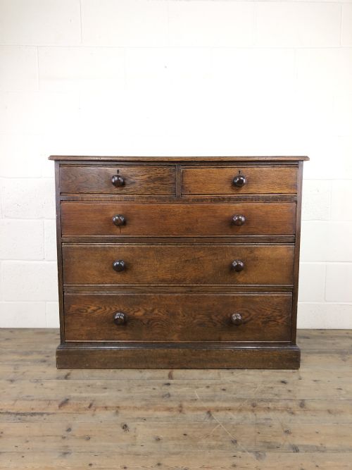 19th Century Antique Oak Chest of Drawers