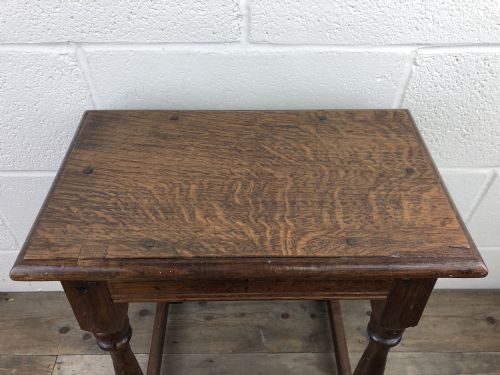 fig 2. Antique Oak Joint Stool
