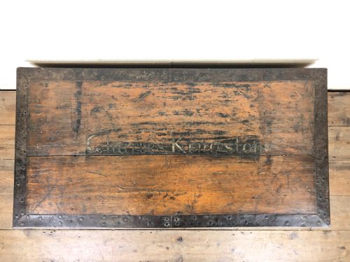 fig 2. Wooden Metal Bound Travel Trunk – Charles Kingston