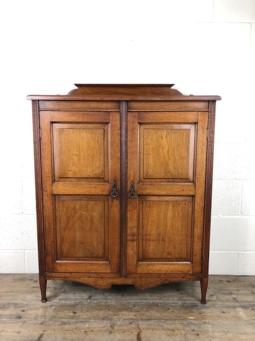 Victorian Mahogany Two Door Cupboard