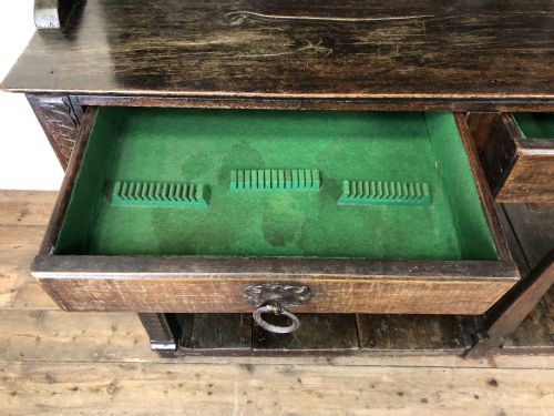 fig 2. Antique 18th Century Welsh Oak Pot Board Dresser