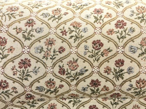 fig 3. Victorian Three Piece Suite with Gold Floral Upholstery