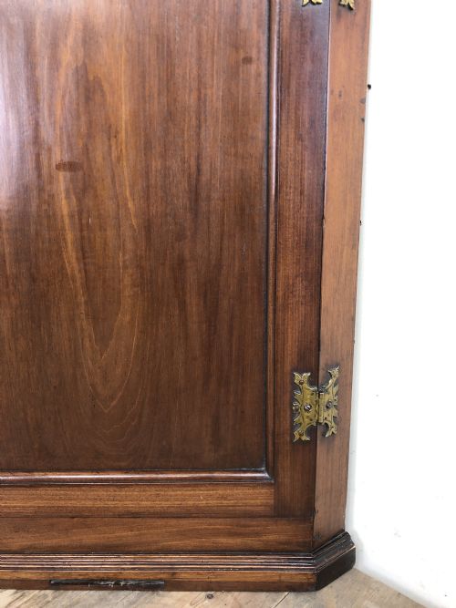 fig 2. Antique Georgian Mahogany Hanging Corner Cupboard 
