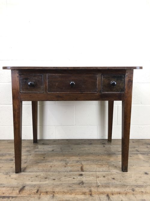 Antique 19th Century Oak Side Table