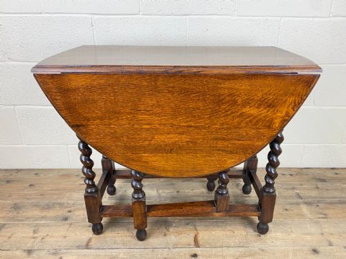 Antique Oak Gate Leg Table