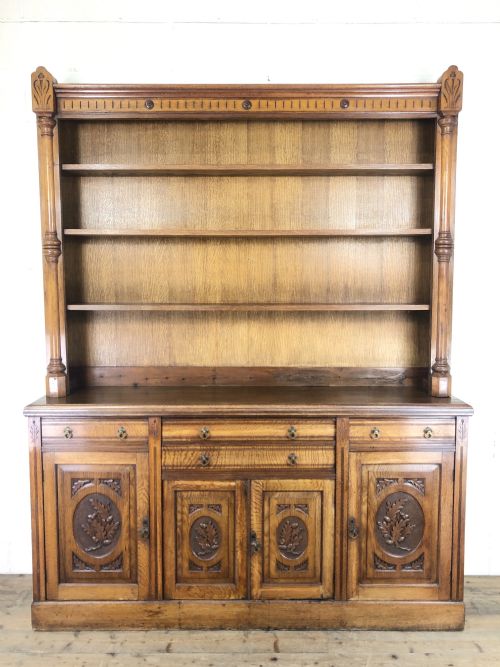Early 20th Century Antique Oak Dresser