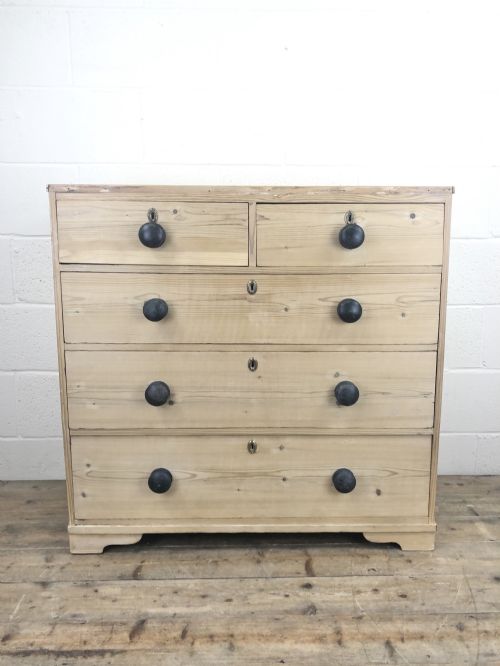 Victorian Antique Pine Chest of Drawers
