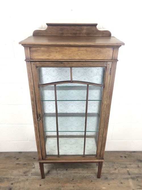 fig 1. Edwardian Inlaid Mahogany Display Cabinet