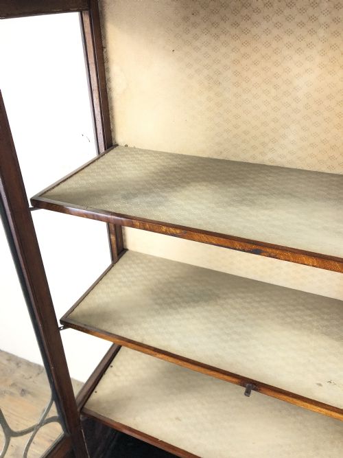 fig 1. Edwardian Inlaid Mahogany Glass Display Cabinet
