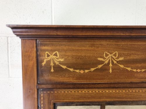 fig 2. Edwardian Inlaid Mahogany Glass Display Cabinet