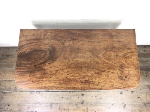 fig 1. Antique 19th Century Mahogany Fold Over Side Table