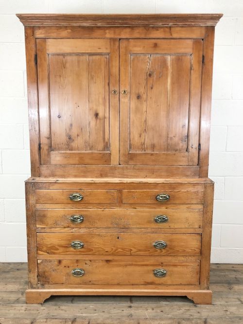 19th Century Antique Pine Housekeeper’s Cupboard
