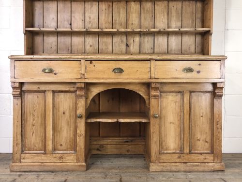 fig 1. Large Victorian Antique Pine Dresser