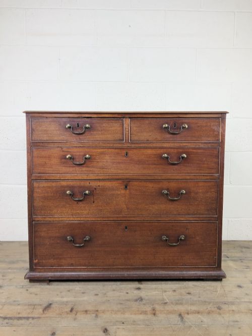 Georgian Mahogany Straight Front Chest of Drawers