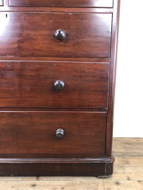 fig 2. Victorian Mahogany Straight Front Chest of Drawers