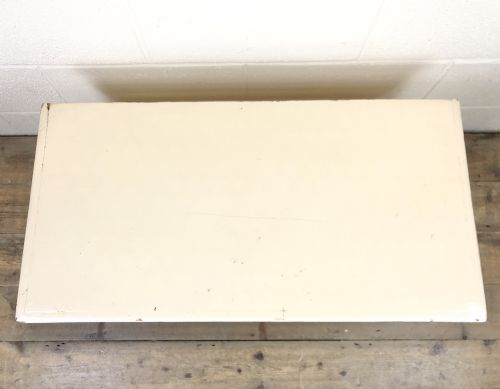 fig 1. Victorian Cream Painted Pine Trunk