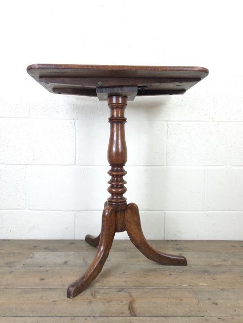 Antique 19th Century Mahogany Tilt Top Table