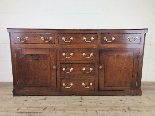George III Oak Dresser Base