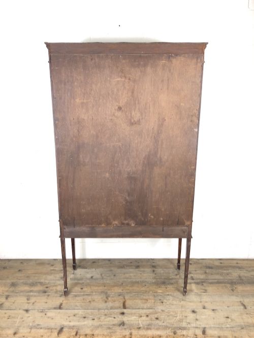 fig 1. Edwardian Mahogany & Satinwood Glass Display Cabinet