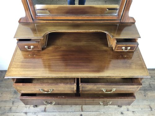 fig 1. Edwardian Inlaid Mahogany Dressing Table