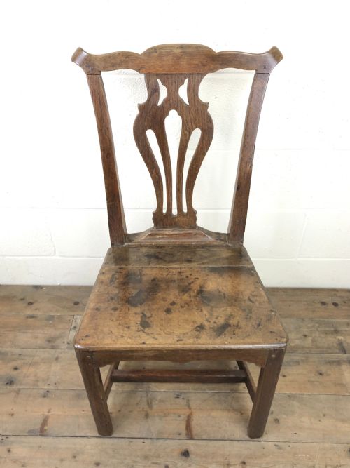 fig 1. 19th Century Oak Country Chair